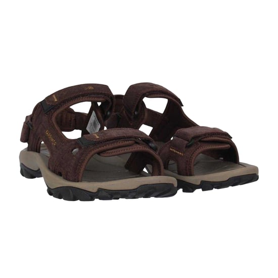 Karrimor Leren sandalen voor heren met Antibes-logo (Bruin) - Image 3