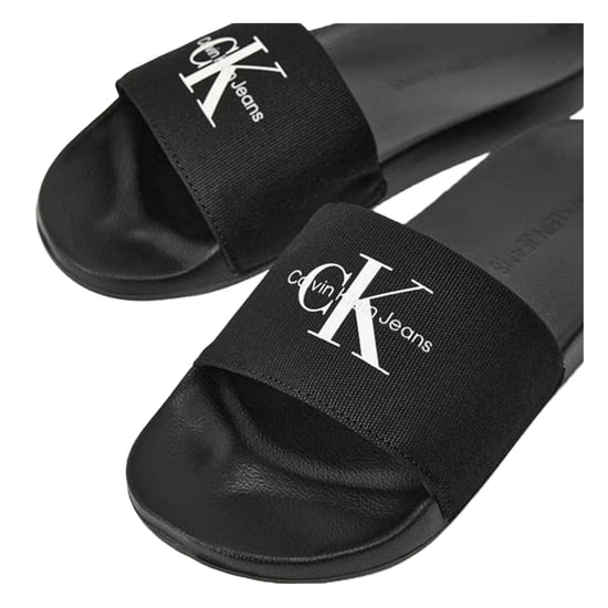Calvin Klein Dames/Dames Jeans Logo Sliders (Zwart) - Image 4