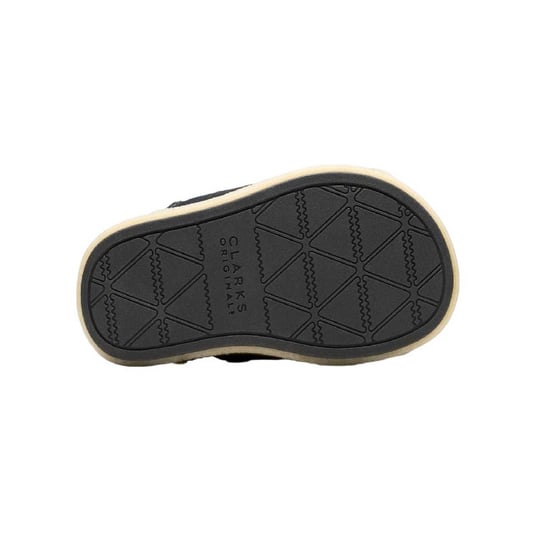 Clarks Originals Mens Overleigh Suede Sliders (Black) - Image 4