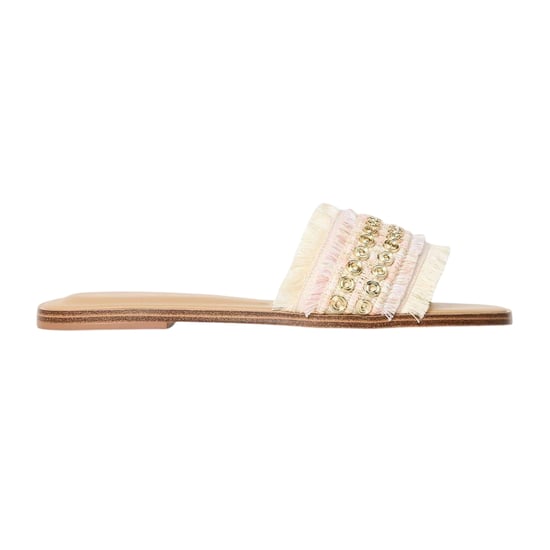 Aldo Womens/Ladies Nalani Embellished Flat Slides (Neutral) - Image 1