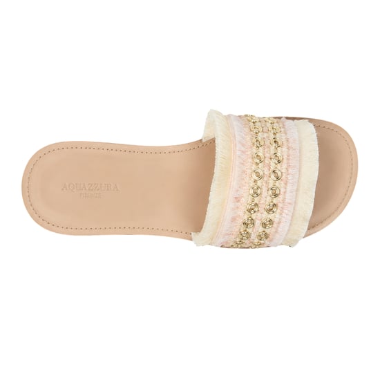Aldo Womens/Ladies Nalani Embellished Flat Slides (Neutral) - Image 3