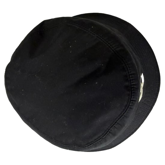 Chanel CC Embroidered Bucket Hat in Black Cotton - Image 3