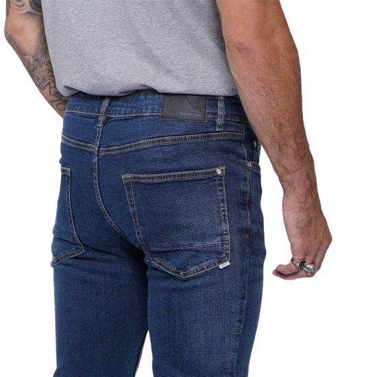 Firetrap Mens Denim Skinny Jeans (Dark Wash) - Image 3
