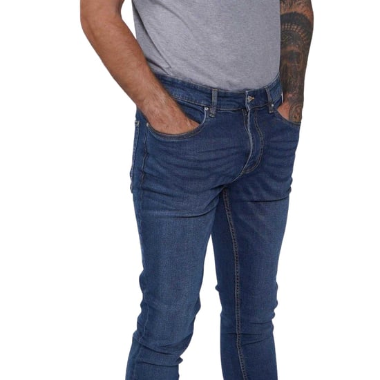 Firetrap Mens Denim Skinny Jeans (Dark Wash) - Image 4