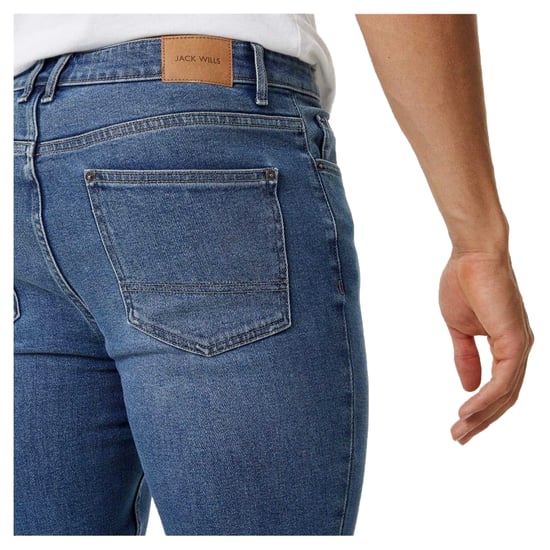 Jack Wills Mens Denim Skinny Jeans (Indigo Blue) - Image 3