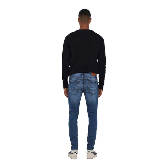 Only and Sons Mens Skinny Jeans (Blue Denim) - Image 3