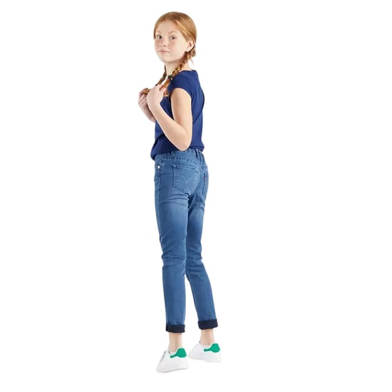 Levis Meisjes 710 Denim Skinny Jeans (Middenblauw) - Image 2