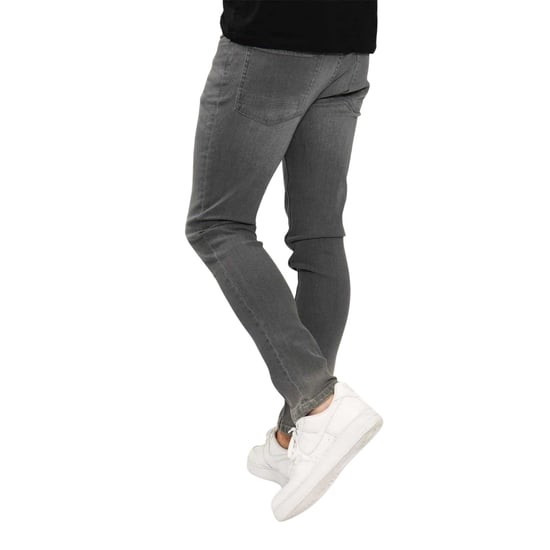 Firetrap Mens Denim Skinny Jeans (Charcoal) - Image 3