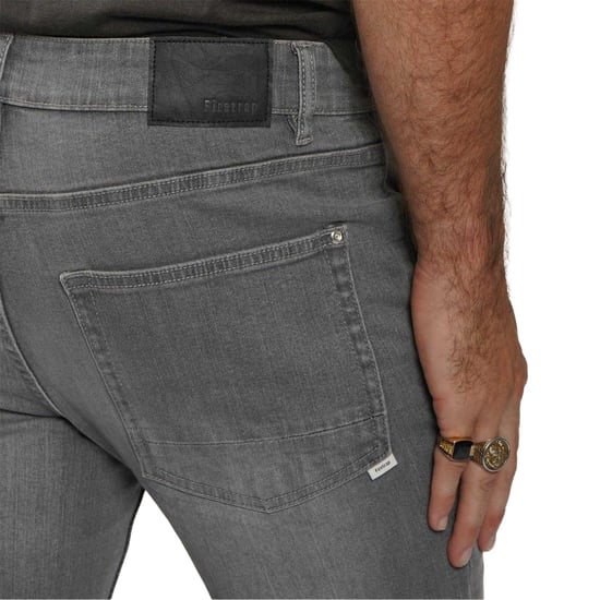 Firetrap Mens Denim Skinny Jeans (Charcoal) - Image 5