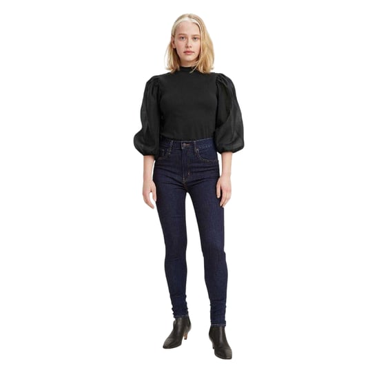 Levis Dames/Dames Mile High Super Skinny Jeans in katoenmix (Denim) - Image 1