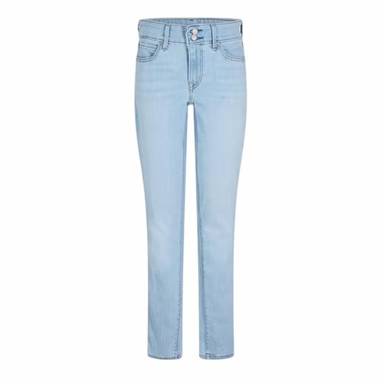 Levis Dames/Dames 711 Dubbele Knoop Skinny Jeans (Azuurblauw) - Image 1