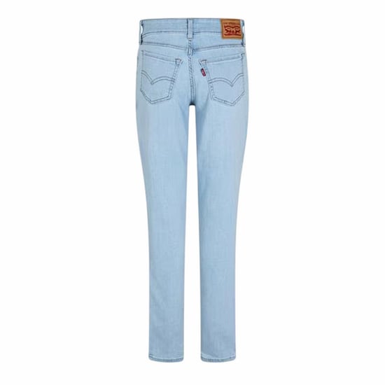 Levis Dames/Dames 711 Dubbele Knoop Skinny Jeans (Azuurblauw) - Image 2