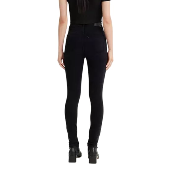Levis Dames/Dames Mile High Super Skinny Jeans in katoenmix (Zwart) - Image 3