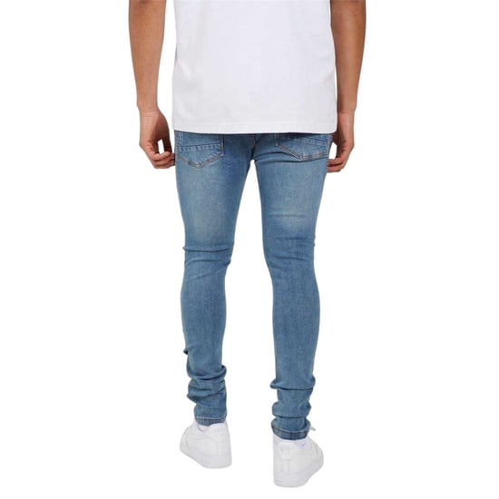 Brave Soul Heren Denim Skinny Jeans (Blauw) - Image 3