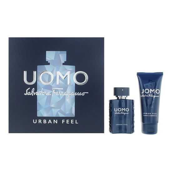 Salvatore Ferragamo Uomo Urban Feel Eau de Toilette 50ml + Shower Gel 100ml Gift Set for Him - Image 1