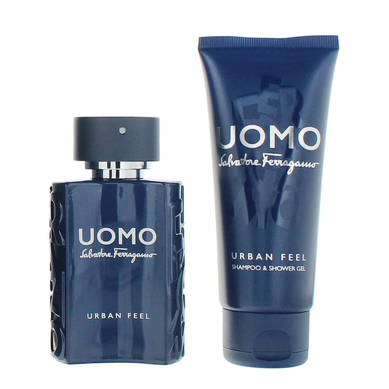 Salvatore Ferragamo Uomo Urban Feel Eau de Toilette 50ml + Shower Gel 100ml Gift Set for Him - Image 2