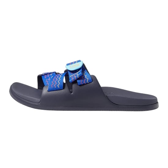 Chaco Unisex platte slippers met golfpatroon voor volwassenen (Blauw) - Image 3