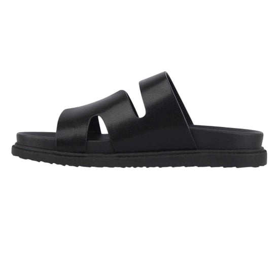 Miso Womens/Ladies Leather Slide (Black) - Image 2
