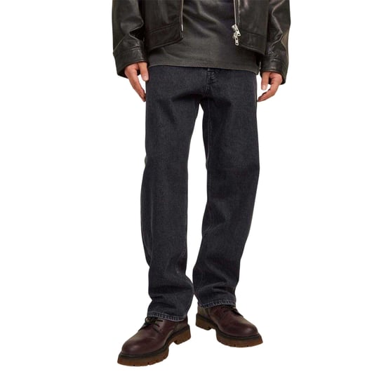 Jack And Jones Herenjeans met middelhoge taille en wijde pijpen (Zwarte denim) - Image 3