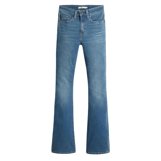 Levis Dames/Dames Hoog Uitlopende Jeans (Lichtblauw) - Image 2