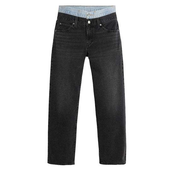 Levis Damesjeans van denim met 94, hoge taille en baggy pasvorm (Zwart wassen) - Image 2