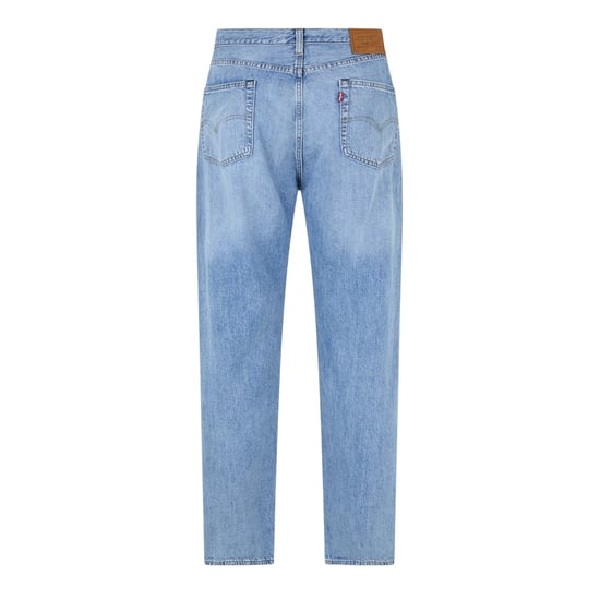 Levis Mens 555 Cotton Denim Relaxed Fit Jeans (Linen Blue) - Image 2