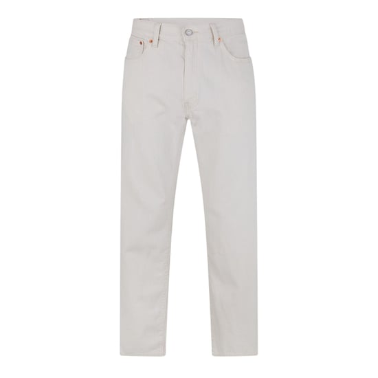 Levis Mens 555 Cotton Denim Relaxed Fit Jeans (Ecru) - Image 1