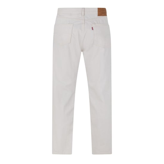 Levis Mens 555 Cotton Denim Relaxed Fit Jeans (Ecru) - Image 2