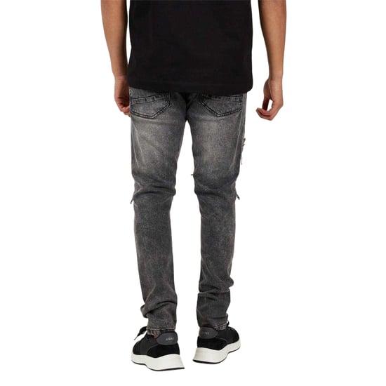 Brave Soul Heren jeans gewassen denim (Zwart) - Image 3