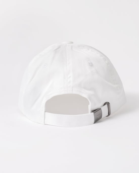 Logo Detail Cap in White - Image 3