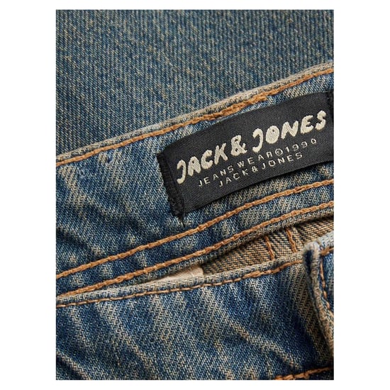 Jack And Jones Heren Eddie Denim Straight Leg Cargo Jeans (Blauwe Denim) - Image 4