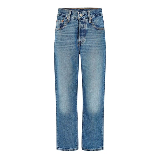 Levis Damesjeans 501 met rechte pijpen en enkellengte (Moet van mij zijn) - Image 1