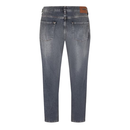 Boss Heren Maine Denim Mid Rise Slim Jeans (Donkergrijs) - Image 2