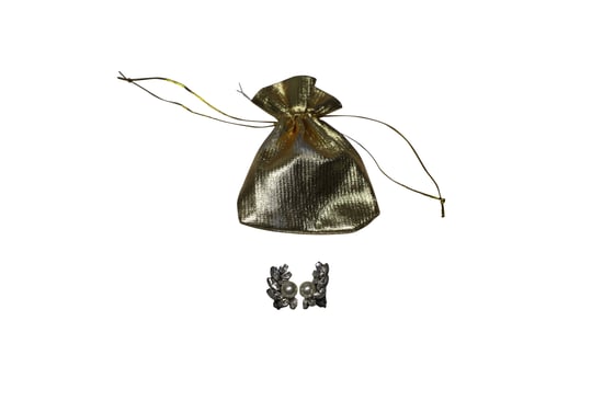 Tory Burch Clustered Crystal with Pearl Clip-On Earrings in Silver Metal - Image 6