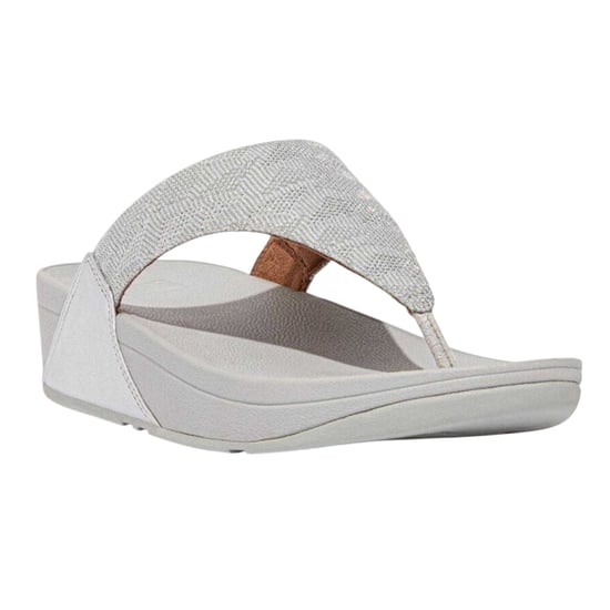 FitFlop Dames/Dames Glitz teensandalen (Zilver) - Image 1