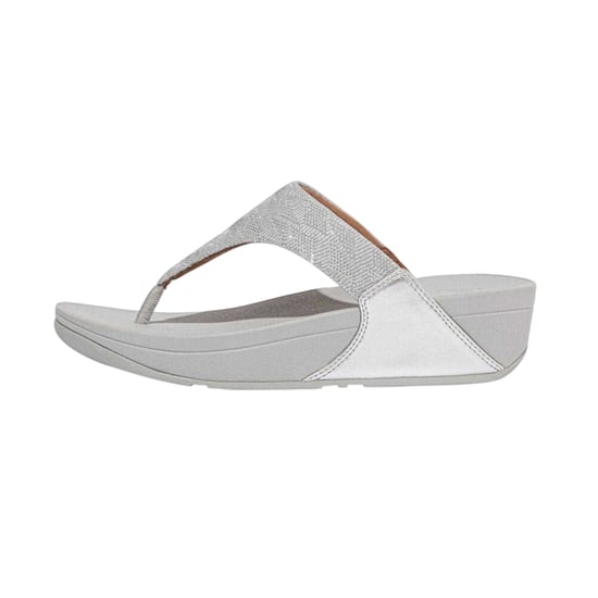 FitFlop Dames/Dames Glitz teensandalen (Zilver) - Image 2