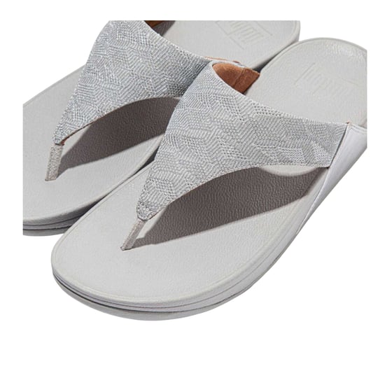 FitFlop Dames/Dames Glitz teensandalen (Zilver) - Image 5