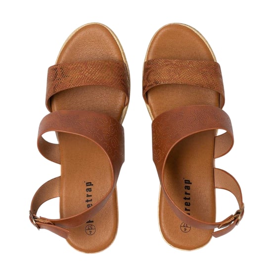 Firetrap Womens/Ladies Ella Wedge Sandals (Brown) - Image 3