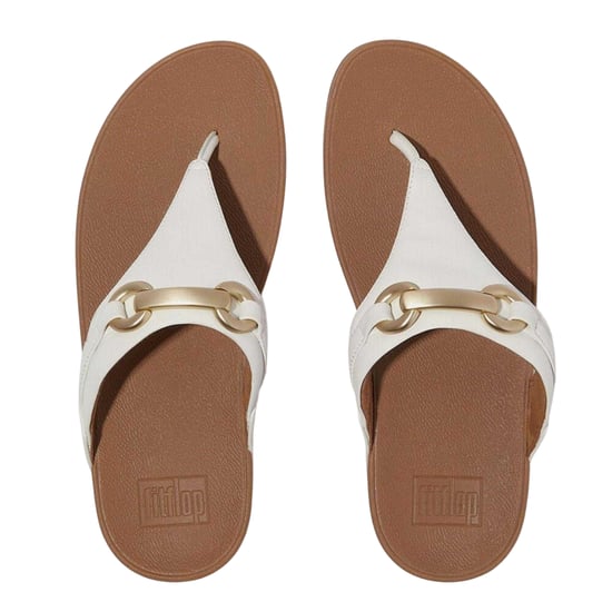 Fit Flop Dames/Dames Leren Snaffel Standaard Sandalen (Wit) - Image 4