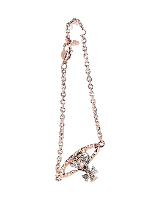 Vivienne Westwood Mayfair Bas Relief Bracelet in Rose Gold Metal - Image 2