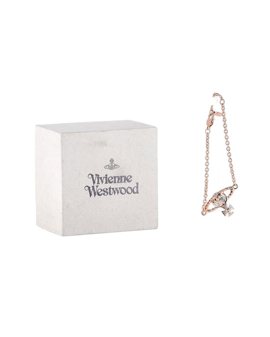 Vivienne Westwood Mayfair Bas Relief Bracelet in Rose Gold Metal - Image 5