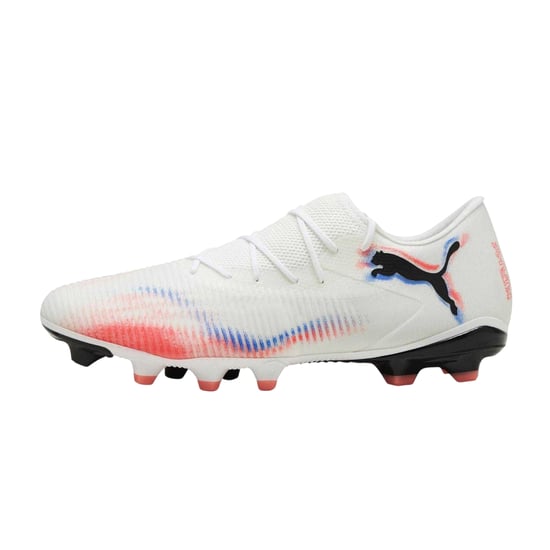Puma Future 8 voetbalschoenen voor heren, geschikt voor stevige ondergrond (Wit, Zwart, Rood) - Image 2