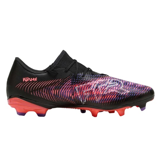 Puma Future 8 voetbalschoenen voor heren, geschikt voor stevige ondergrond (Zwart/Paars) - Image 1
