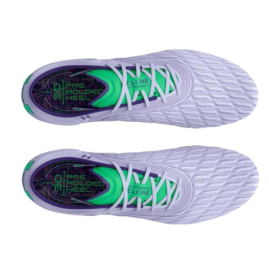 Under Armour Clone Magnetico Elite 3.0 voetbalschoenen voor heren, met structuur, voor harde ondergrond (Hemels Grijs) - Image 3