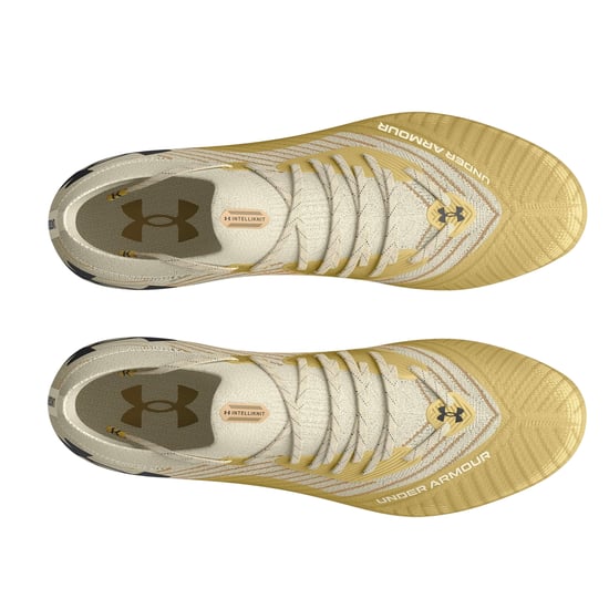 Under Armour Mens Shoody Elite 2.0 Round Toe Football Boots (White) - Image 3