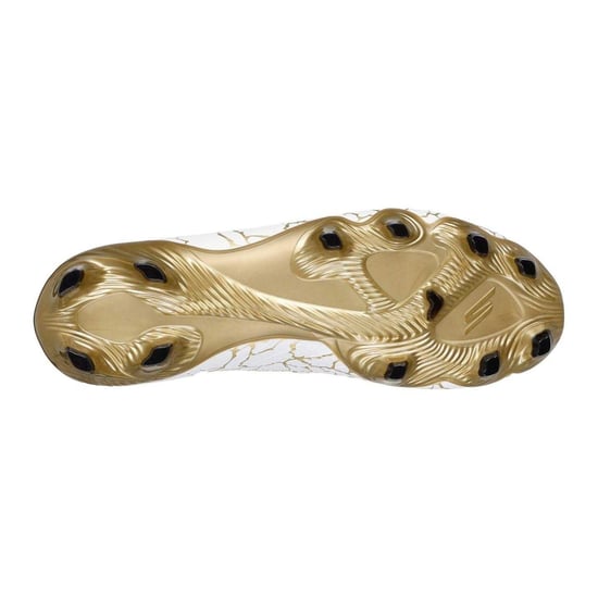 Skechers Unisex Volwassen SKX 1.5 Gebroken Firm Ground Voetbalschoenen (Wit/Goud) - Image 4