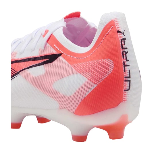 Puma Mens Ultra 5 Match Firm Ground Football Boots (White/Red) - Image 2