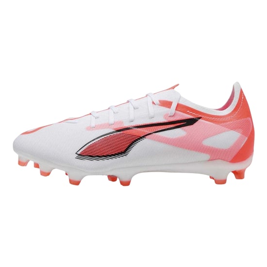 Puma Mens Ultra 5 Match Firm Ground Football Boots (White/Red) - Image 3