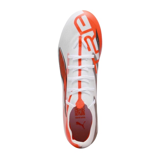 Puma Mens Ultra 5 Match Firm Ground Football Boots (White/Red) - Image 4