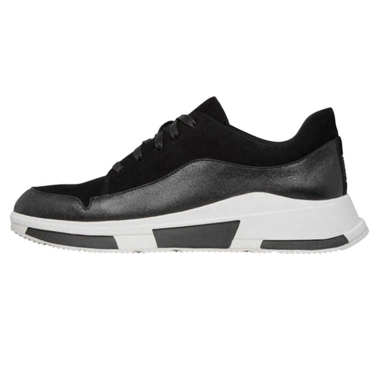 Fit Flop Herrskor i mocka med tjock sula (Svart) - Image 2
